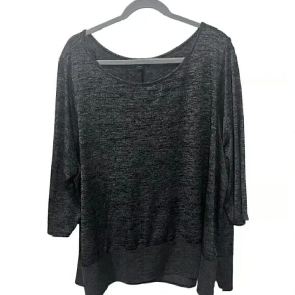 Lane Bryant Grey scoop neck sweater size 26/28 - Picture 1 of 3